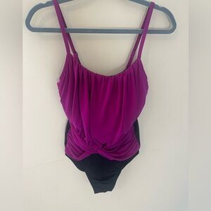 MAGICSUIT by MIRACLESUIT slimming swimsuit Underwire Jerry magenta